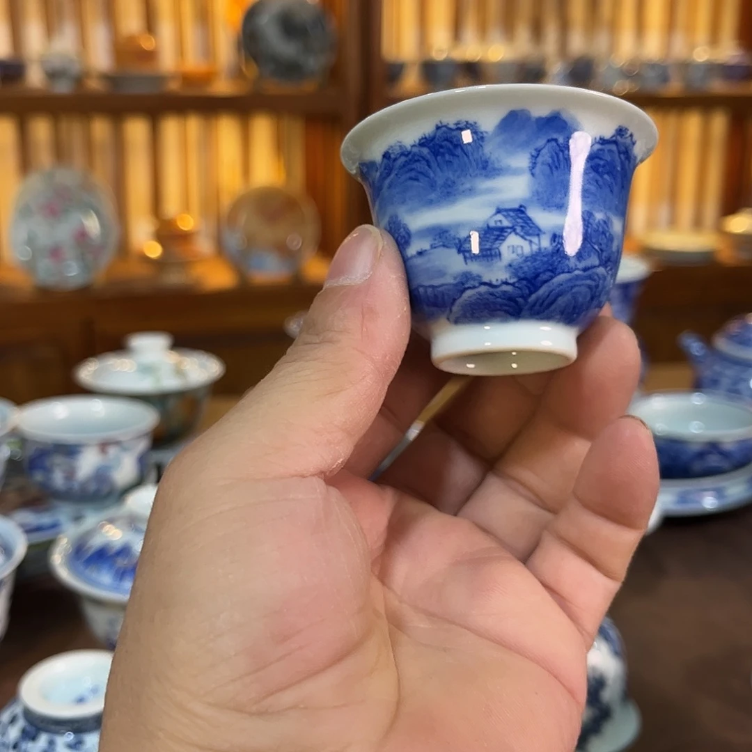 錡镇堂手工手绘绘杯