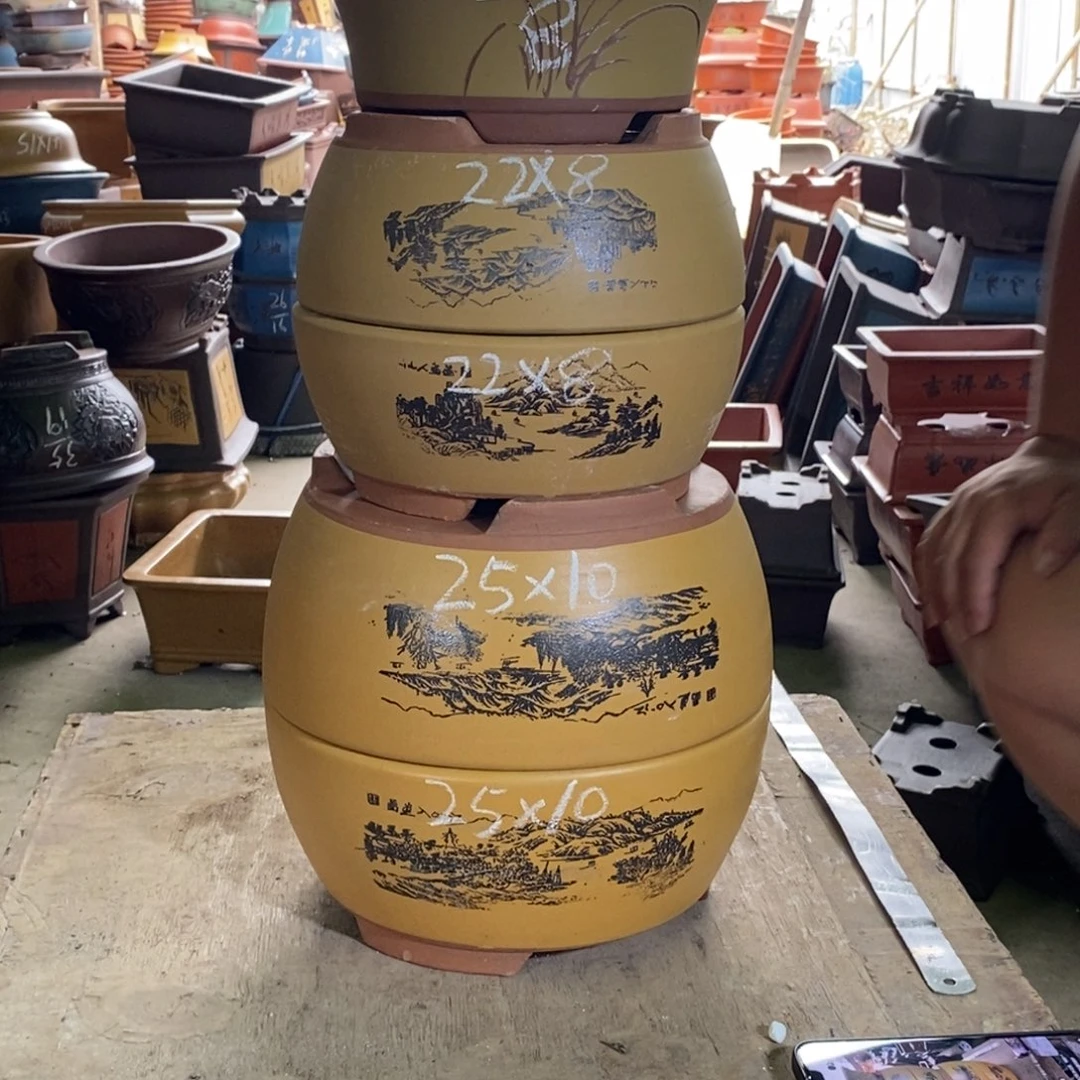 紫砂花盆紫砂紫砂