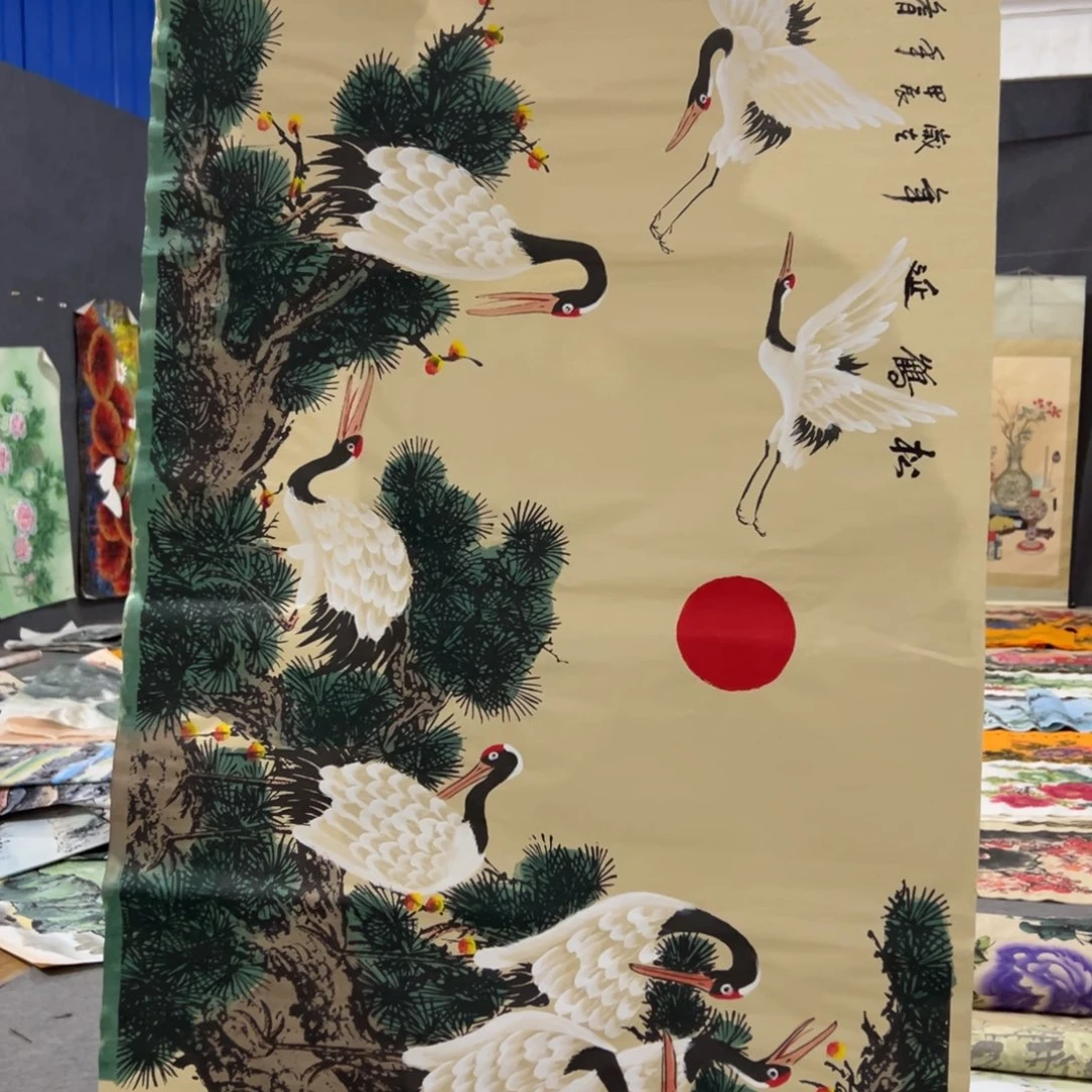 国画国画作品画心一张