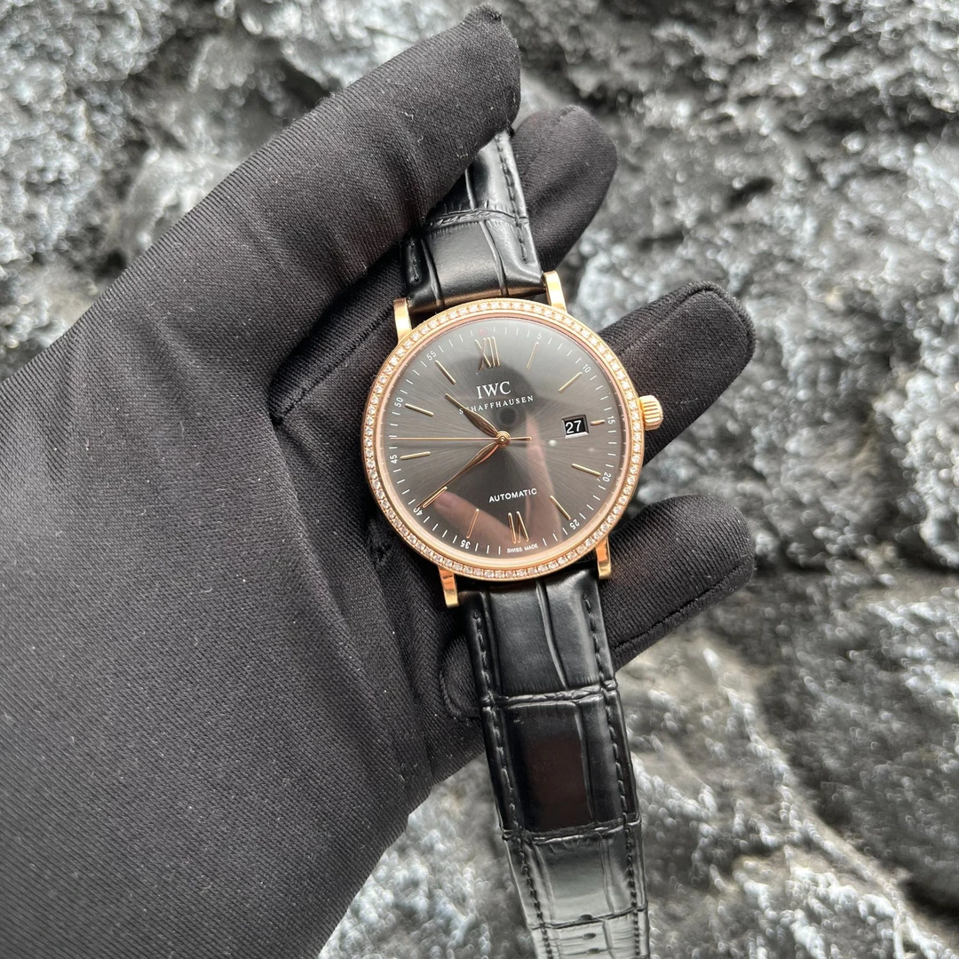 99新 IWC/万国 万国/IWC波涛菲诺系列/18K玫瑰金/后钻/40mm/自动
