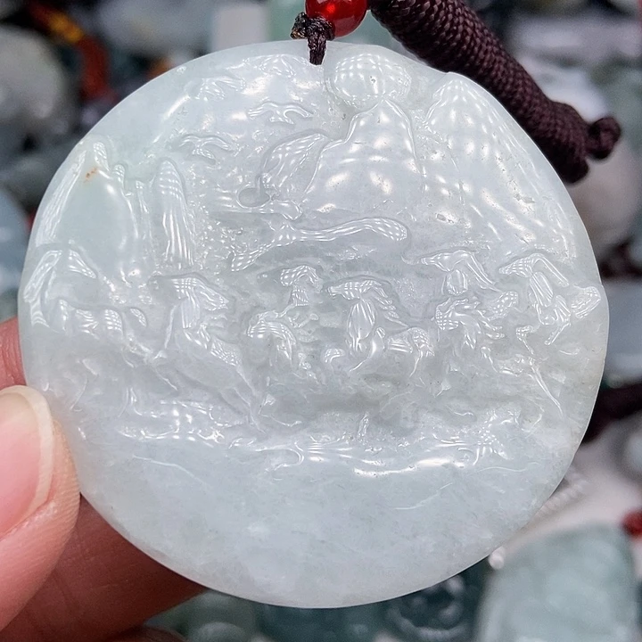 颈饰未镶嵌翡翠翡翠