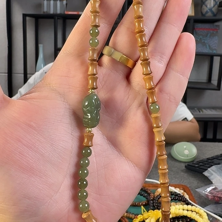 库克把件D5586竹节库克手持6mm