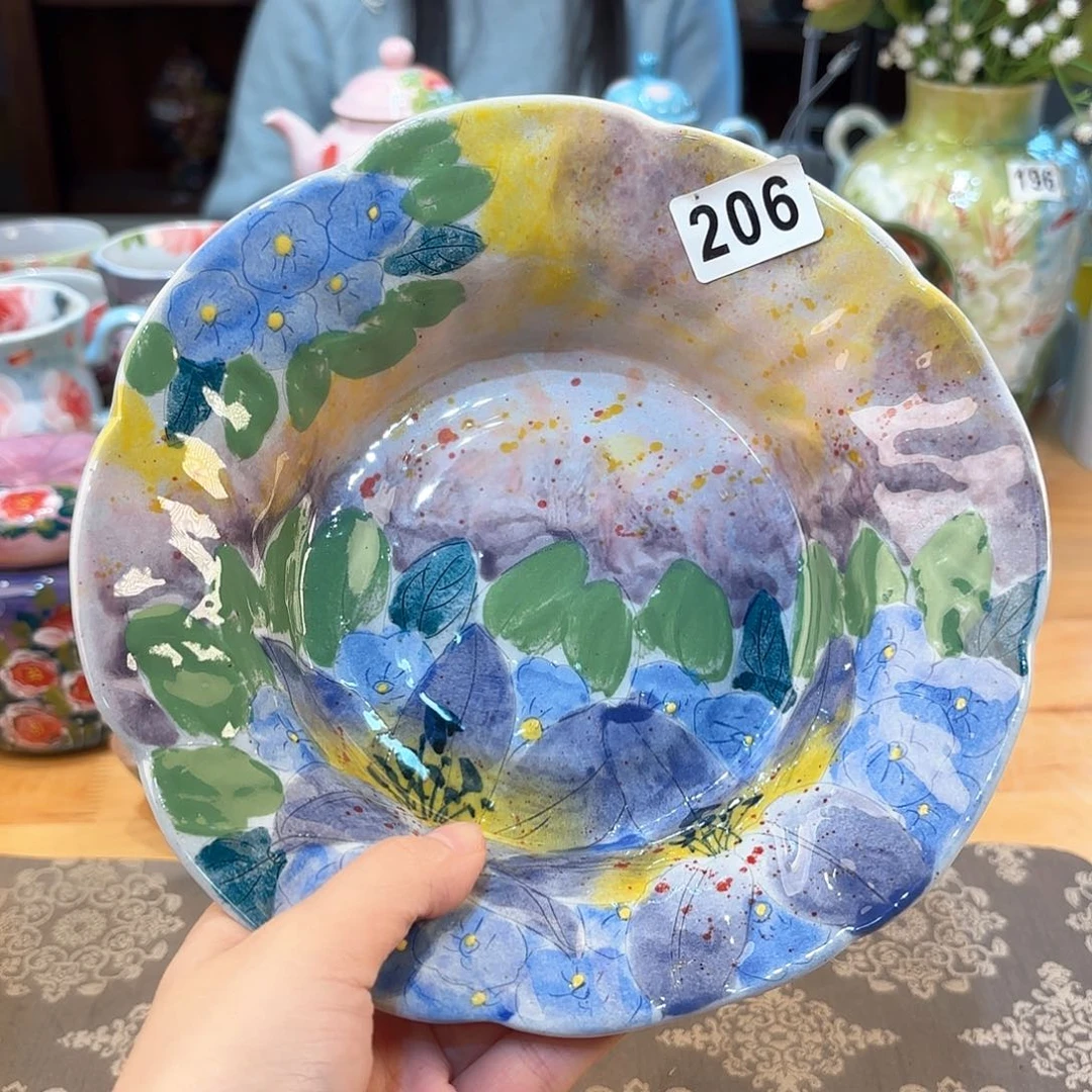 景德镇手绘高温釉下彩陶瓷茶具