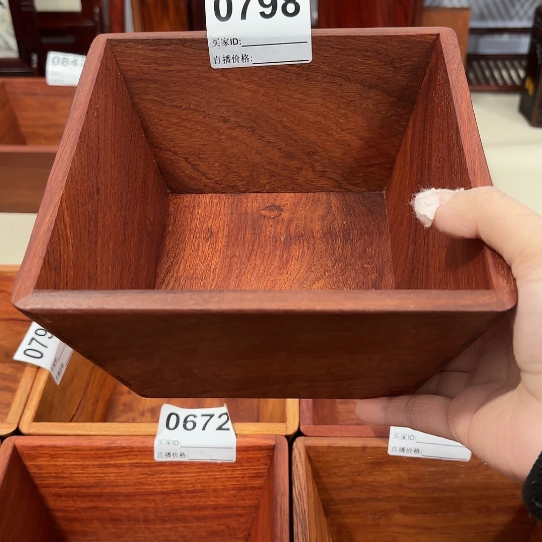 w***1木木福利大果紫檀榫卯独板斗升