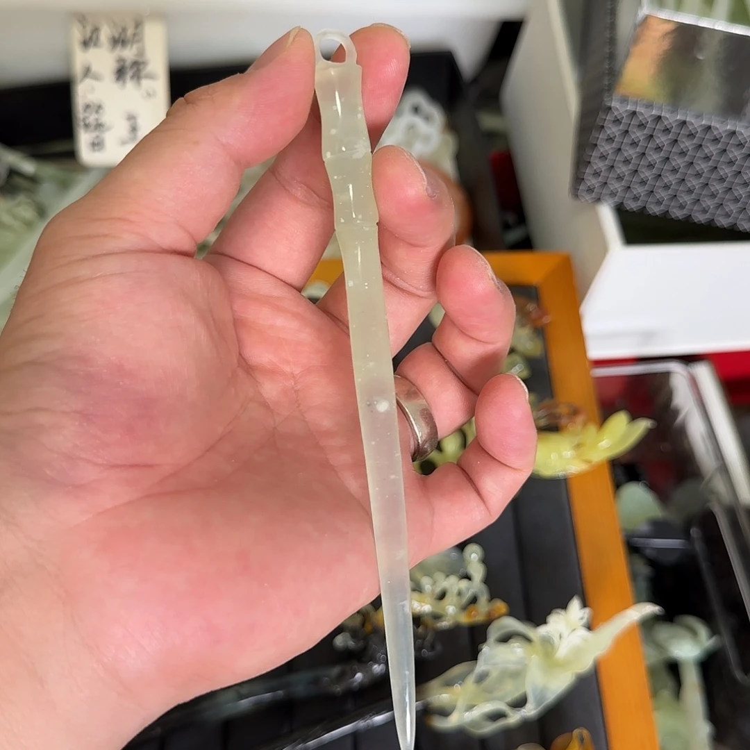 未镶嵌蛇纹石玉发饰