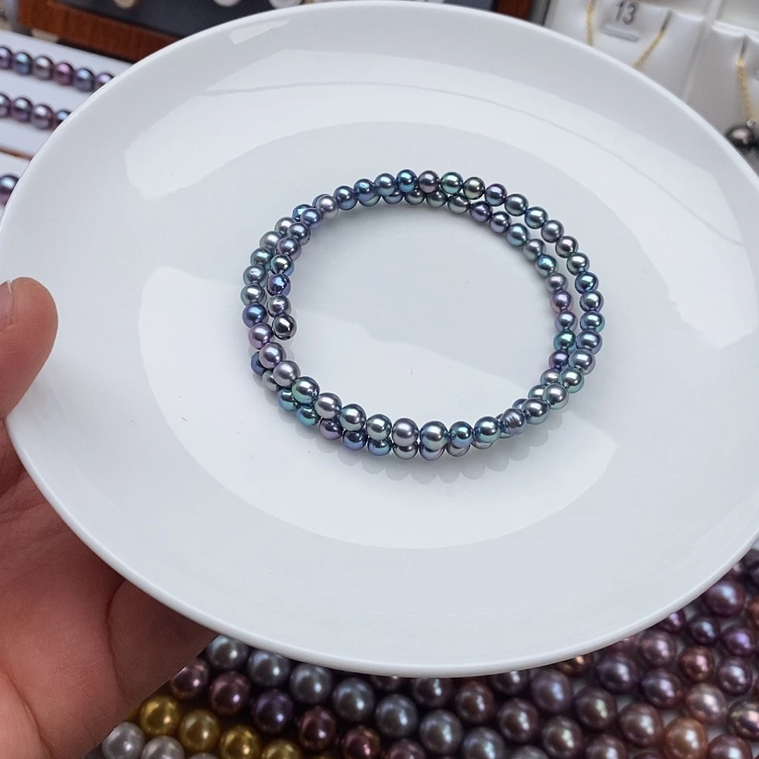 淡水珍珠合金颈饰