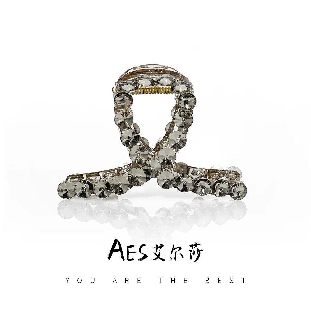 【AES艾尔莎】 设计师款高定抓夹 9033