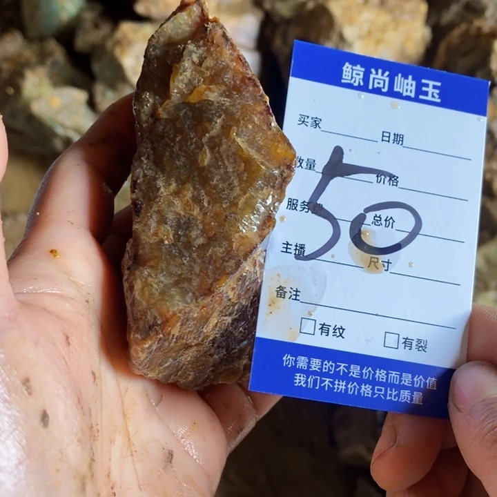 蛇纹石玉未镶嵌原石蓝*