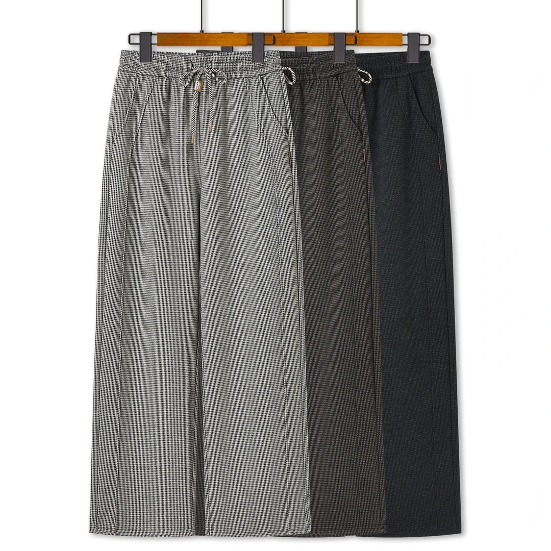 阔腿裤女春秋款高腰垂感洋气妈妈裤子中老年人女裤中年窄版直筒裤