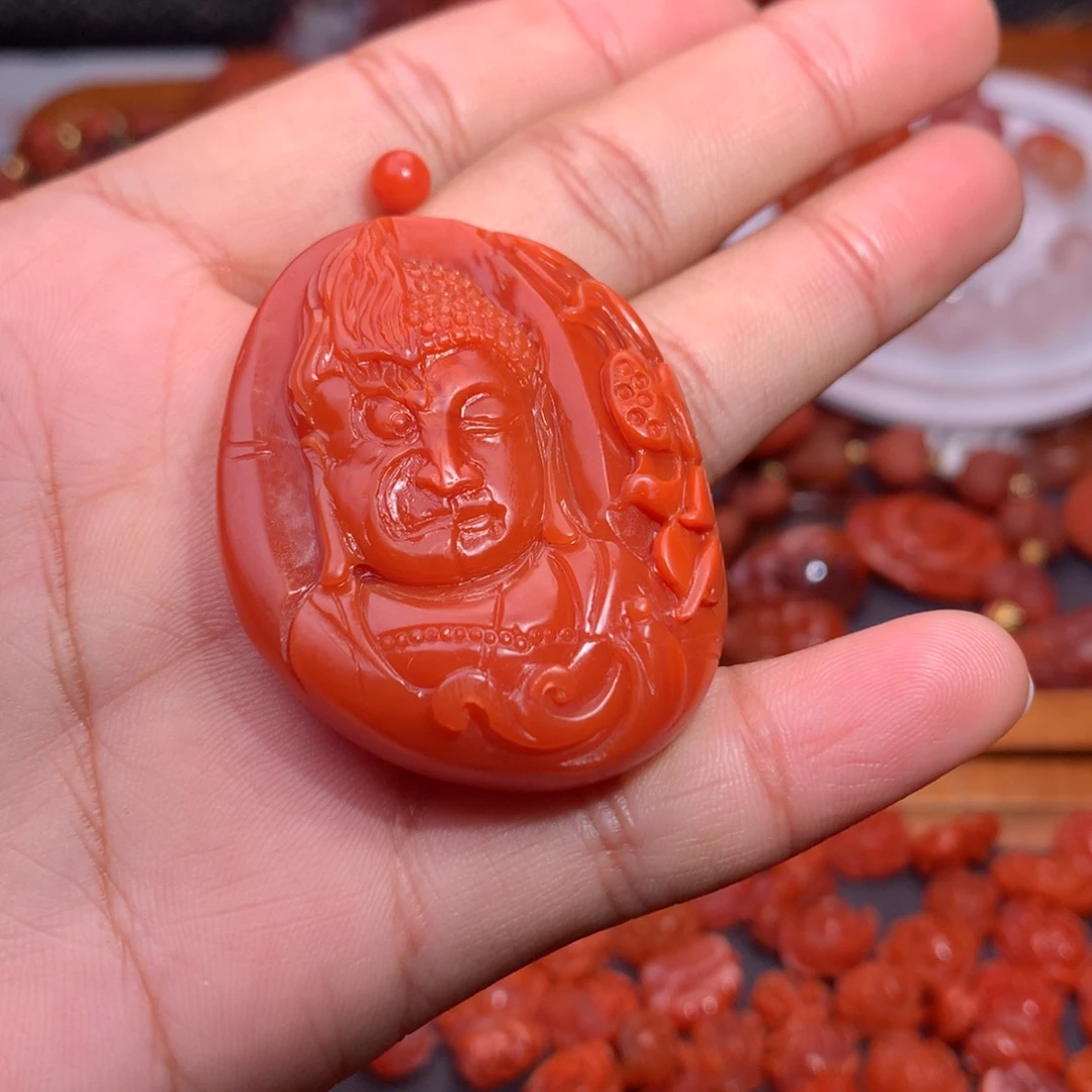 用***1南红玛瑙未镶嵌珠宝半成品一念之间