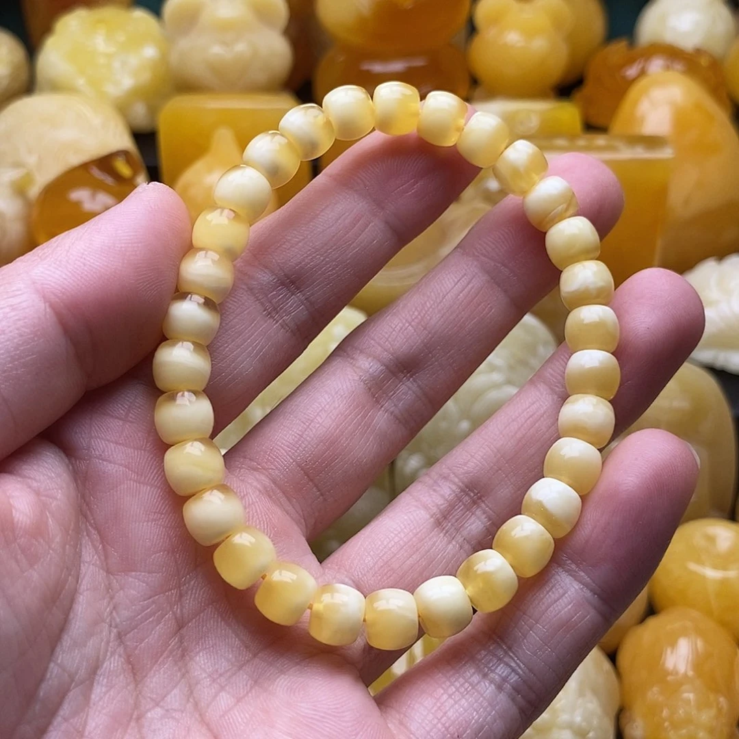 琥珀颈饰未镶嵌琥珀蜜蜡吊坠