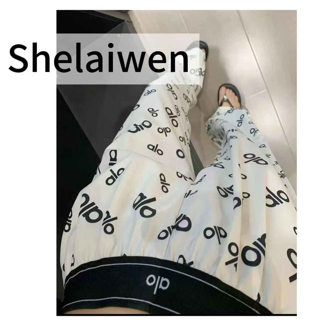 SheLaiwen【ALO老花裤】2025新款直筒阔腿休闲裤