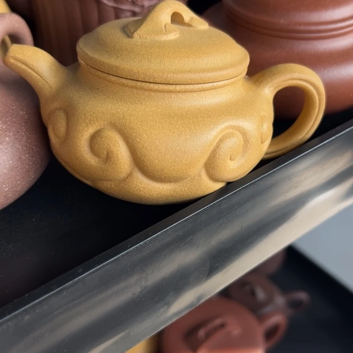 茶宠紫砂黄金仿古如意150cc