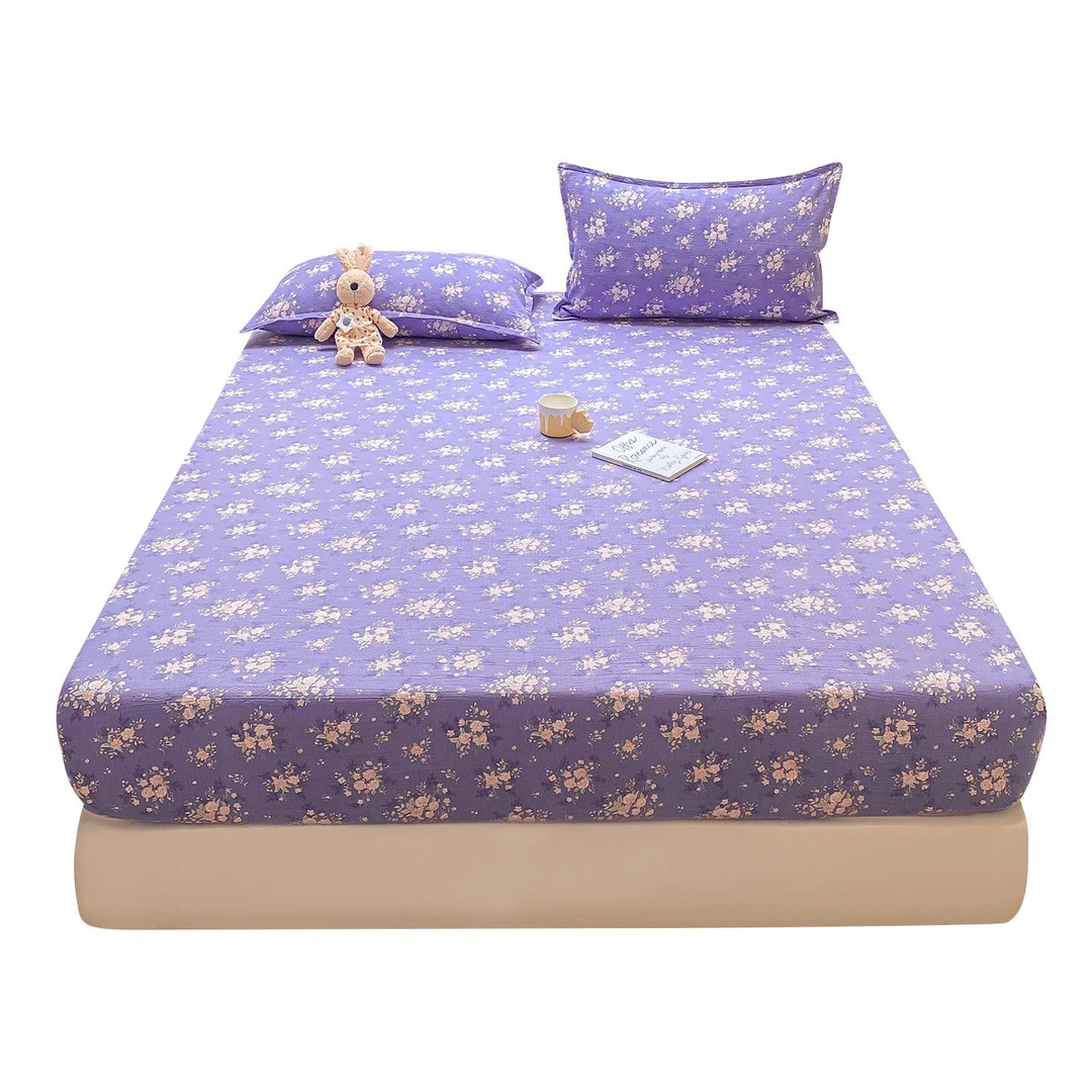 双层纱单床笠2025新款加厚全包款a类床垫保护罩宿舍三件套通用款