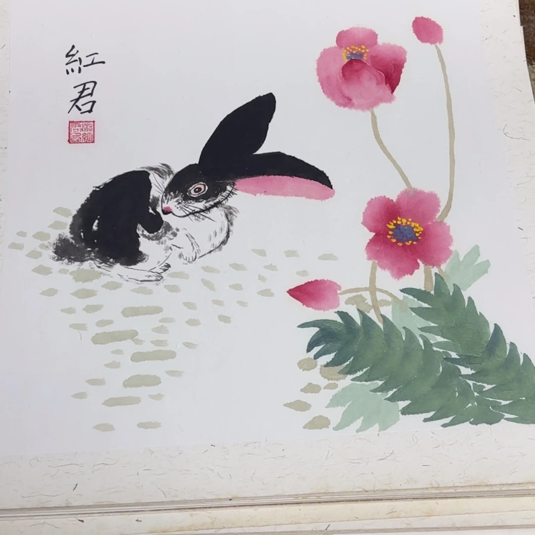 国画38-38卡纸作品艺