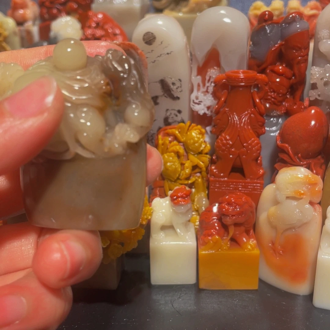 寿山石印石精美寿山