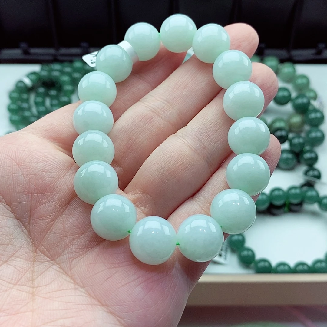 翡翠未镶嵌毛衣链