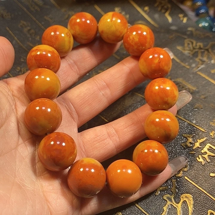 玛瑙/玉髓手链未镶嵌老**管