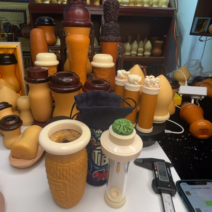 用****0两用蝈蝈葫芦加竹岭罐