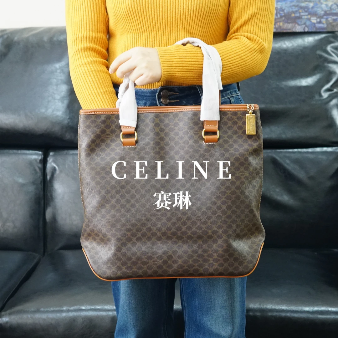 95新 Celine/思琳 老花单肩包/JJ12716056/6056