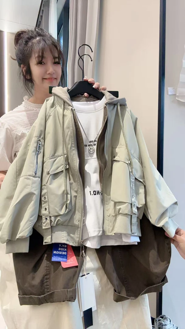 男童秋装外套2025新款中大童儿童装男孩春秋季洋气夹克炸街上衣潮