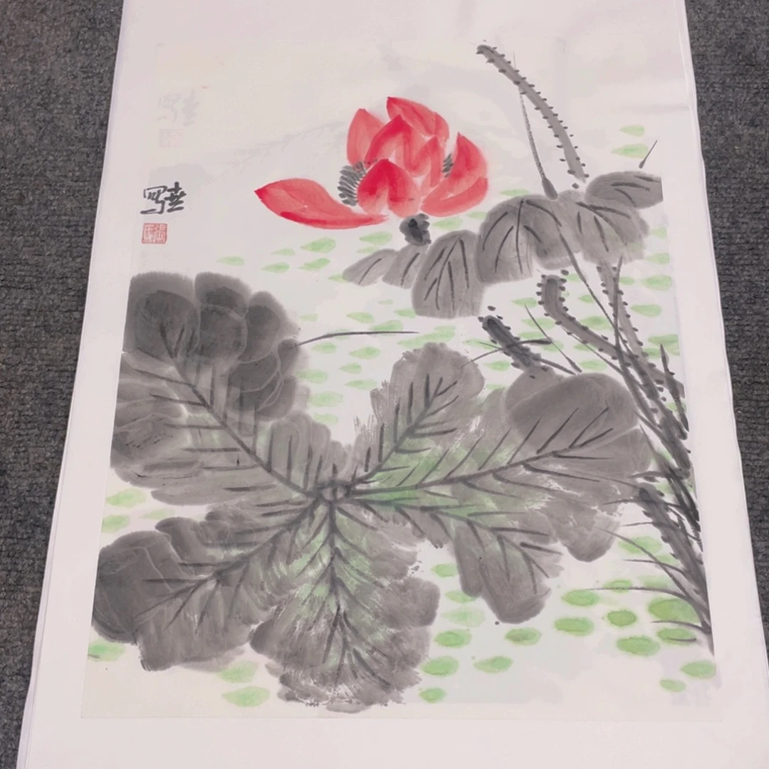 国画1.4平尺纯手绘国画作品