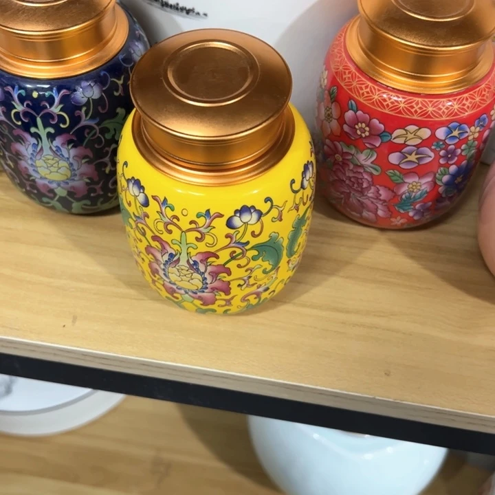 茶叶罐陶瓷家用储物罐轻微瑕疵品介意勿拍