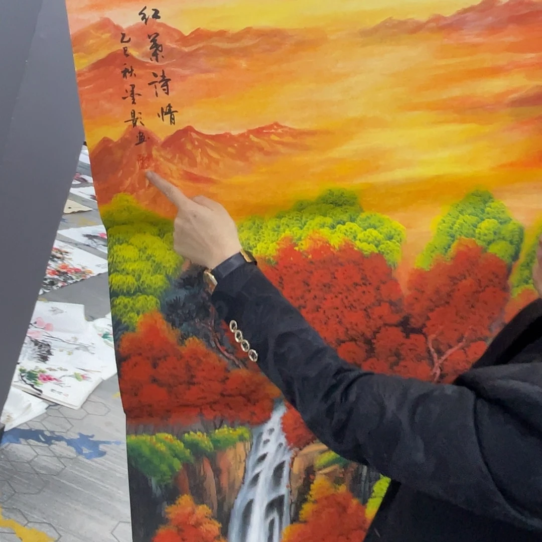 带灯款名人名作手工制作