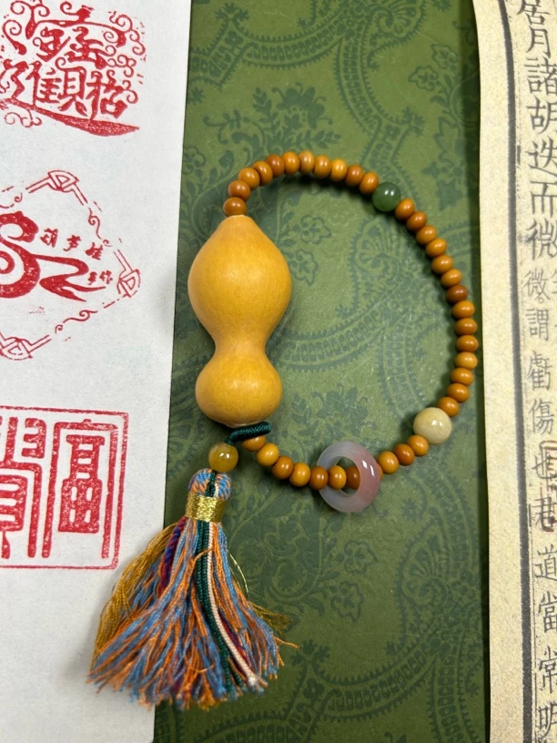 葫芦娃手作天然手捻文玩葫芦可把玩创意