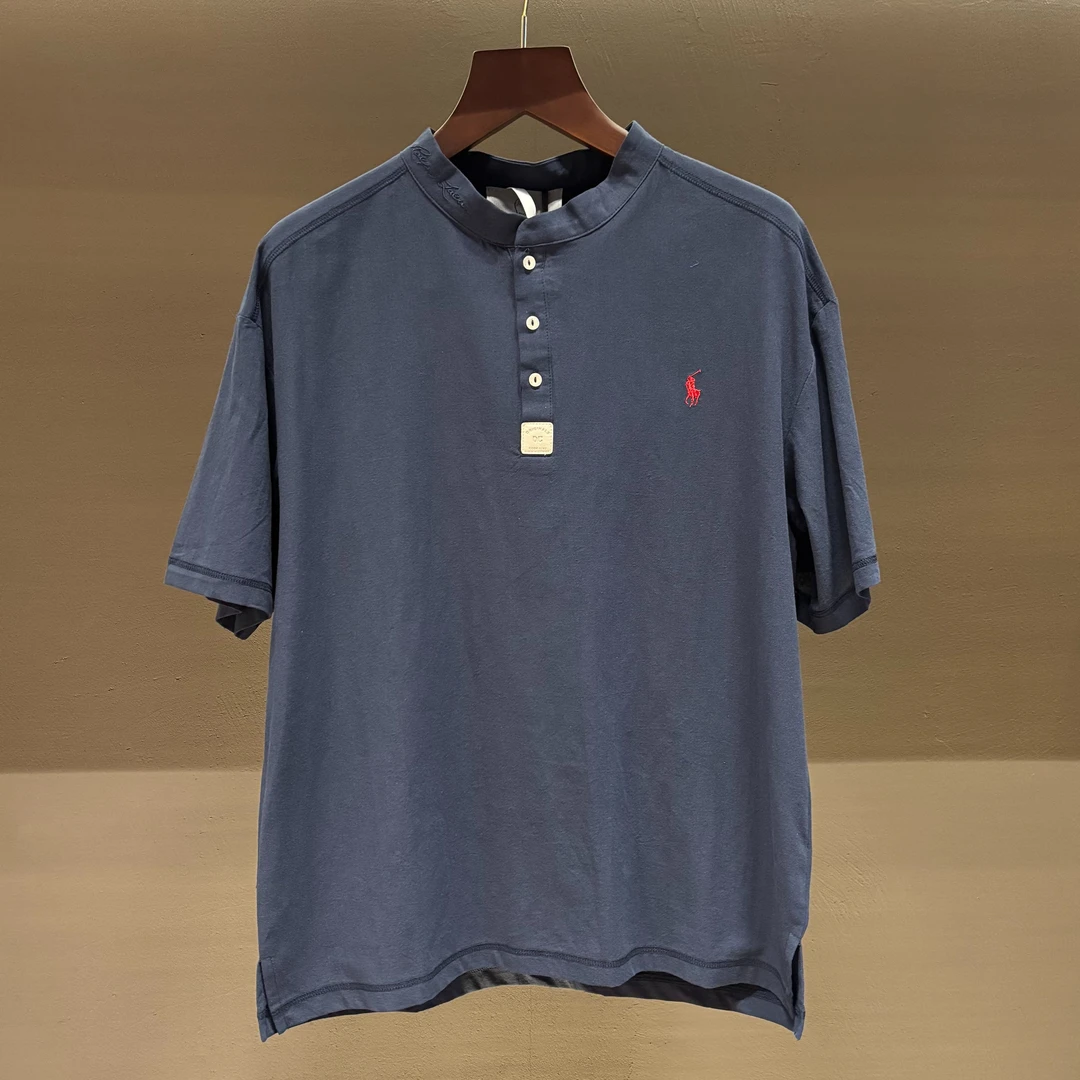 YUAN 2025年新款男士设计款潮牌高端休闲舒适短袖BG-2737