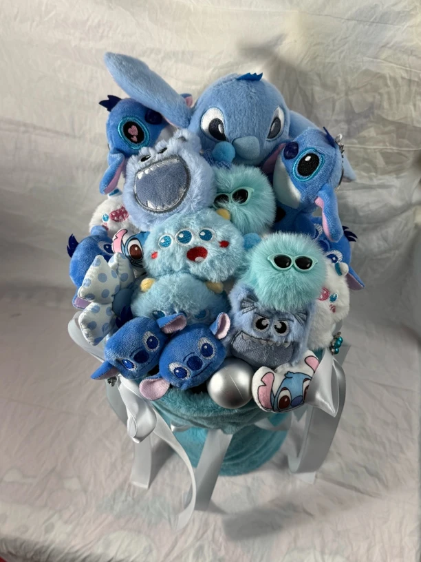 卡通史迪仔玩偶花束毛绒生日礼物花束玩偶送女朋友闺蜜生日花束