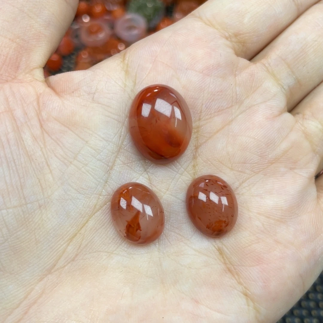 南红玛瑙未镶嵌颈饰蛋面