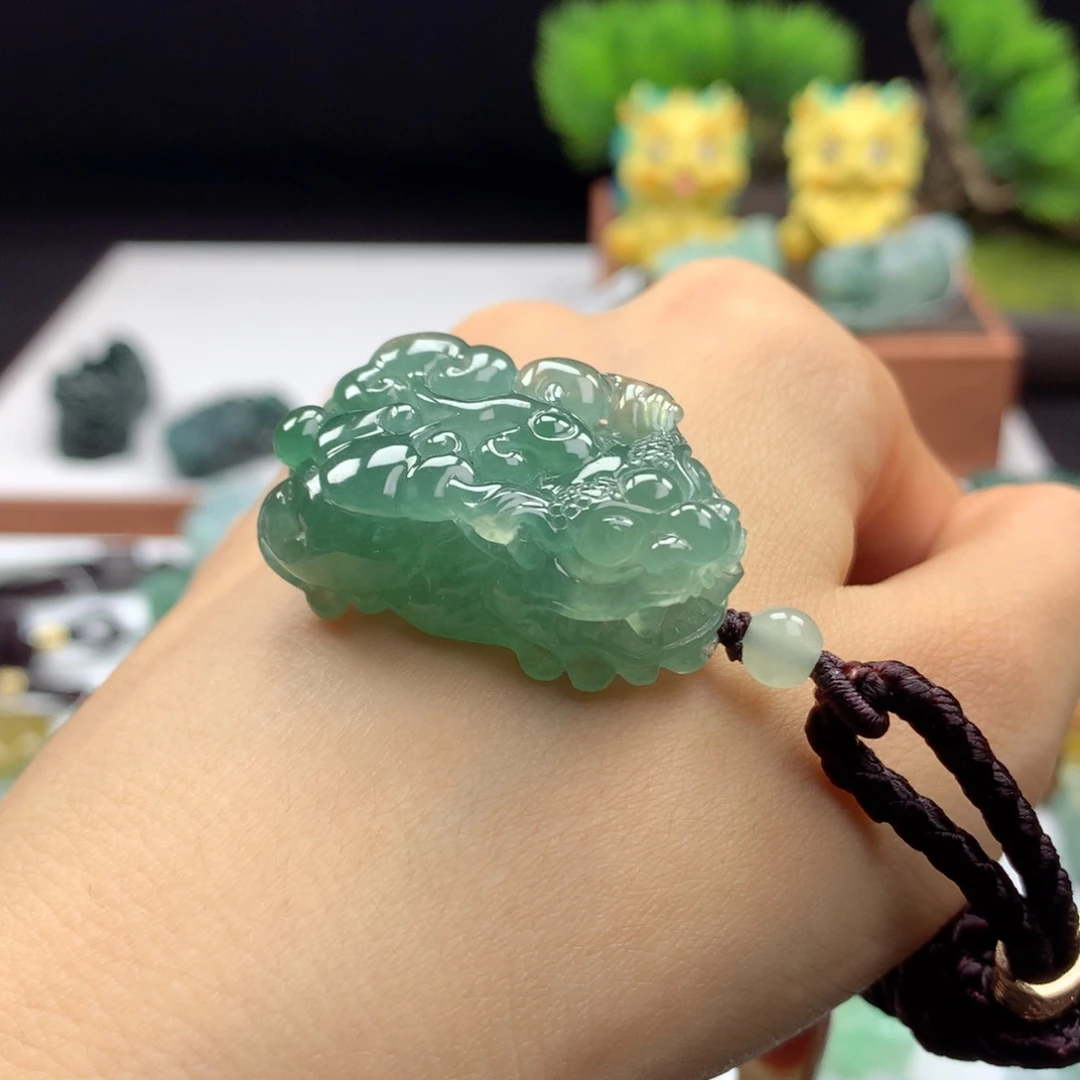 翡翠未镶嵌颈饰翡翠吊坠2