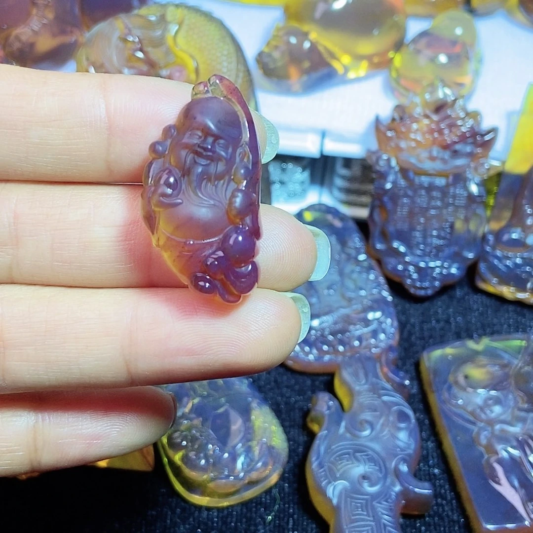 琥珀颈饰未镶嵌琥珀51号