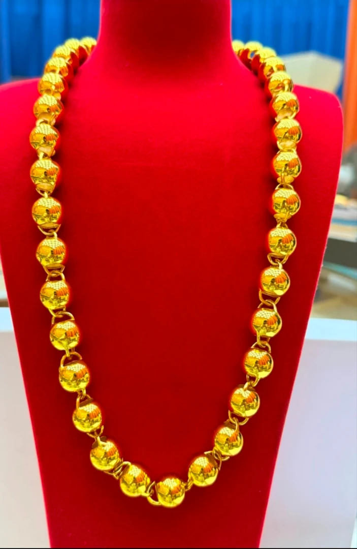 合金项链 经典时尚K12圆珠项链光珠