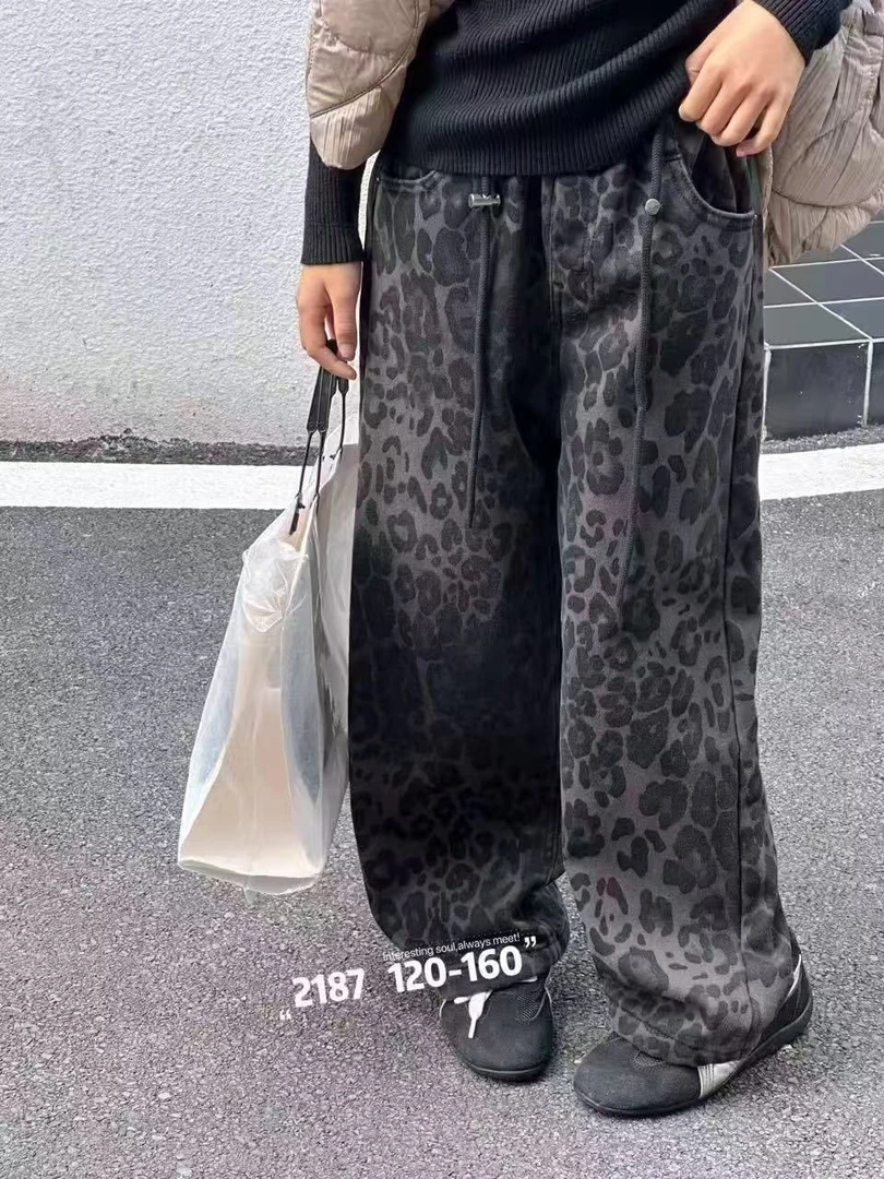 爆款牛仔裤加绒加厚130-170