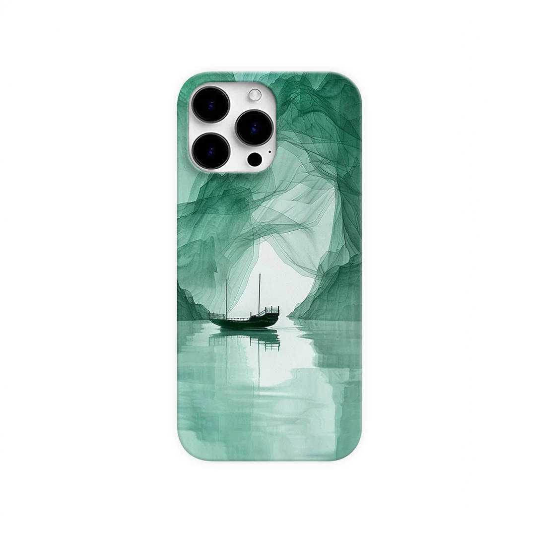 小众青山绿水手机壳适用于苹果16p华为荣耀vivo小米oppo一加创意