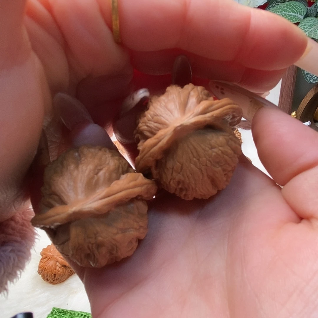 文玩核桃把件41大红袍……629