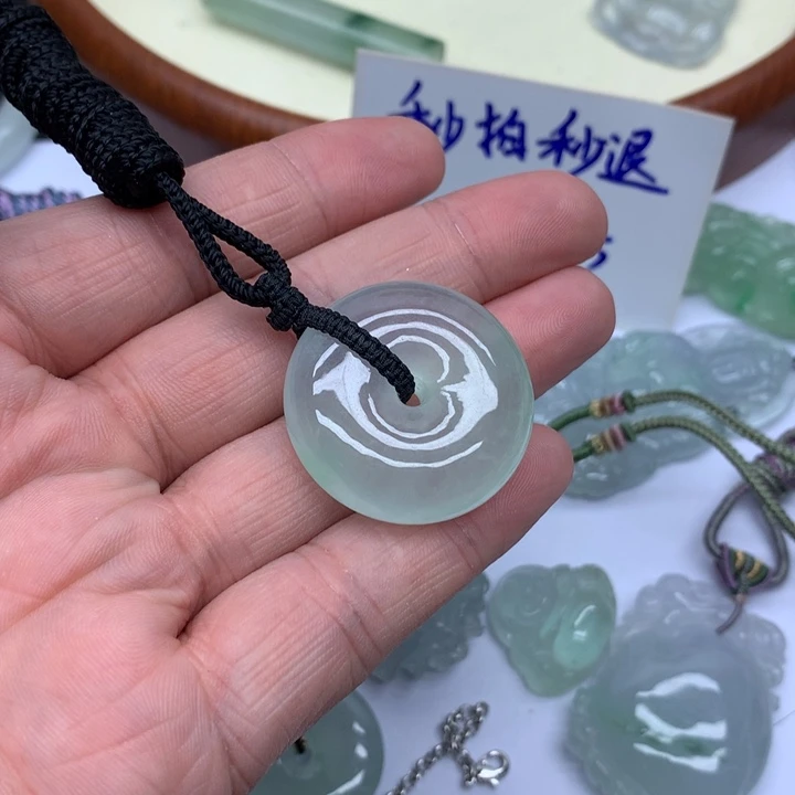 小***鱼一物一图,平安扣吊坠