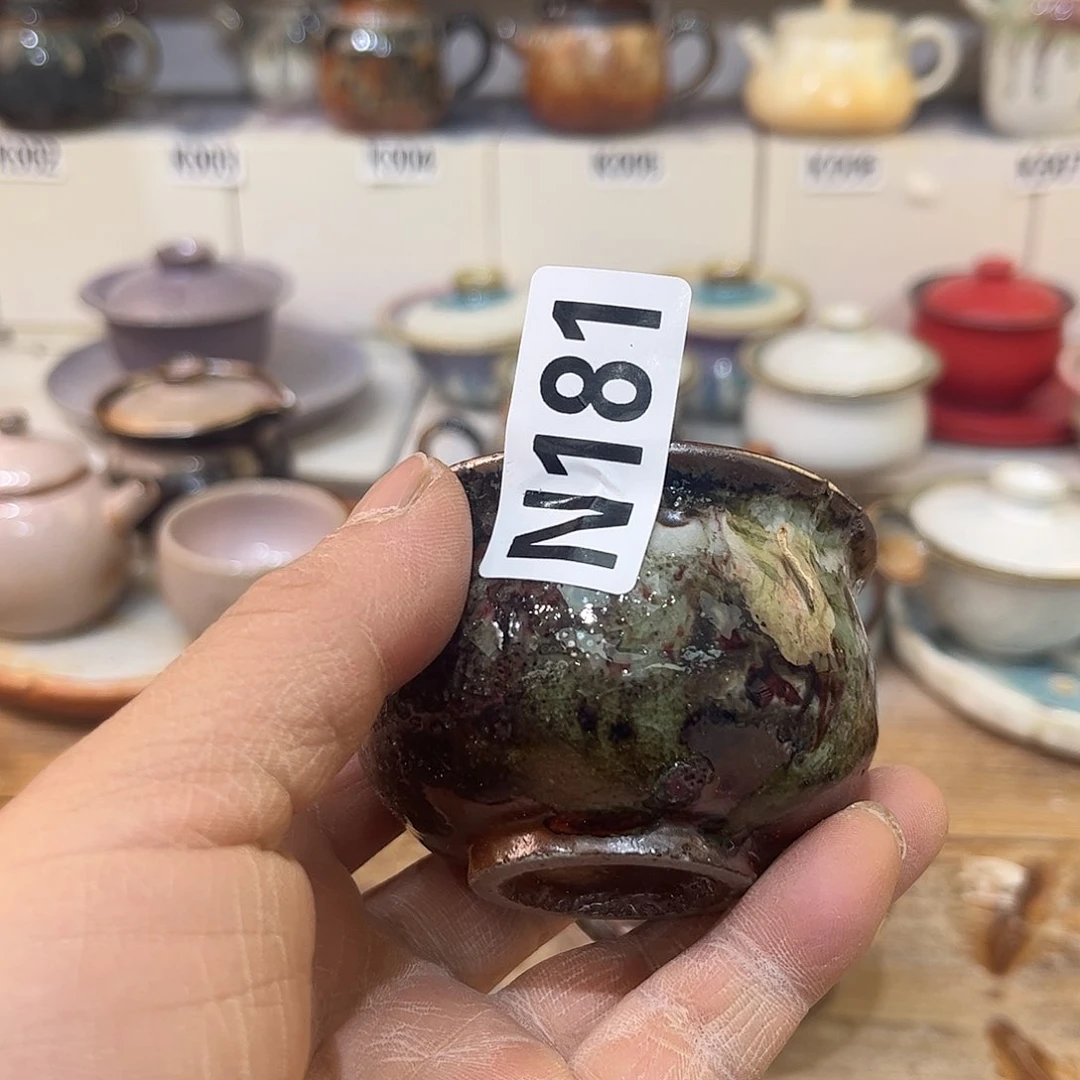 朱泥茶杯陶瓷艺术品