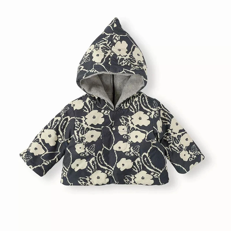 潮款女棉服样板图直播间下单