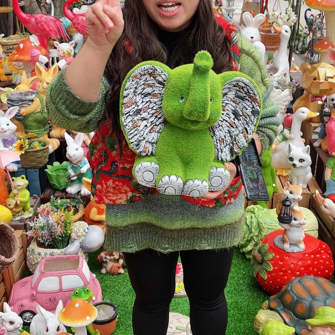 【闪购商品】无铅玻璃花园摆件&000&