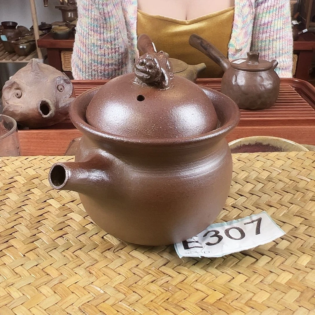 雷州窑一把手茶壶E307盖碗