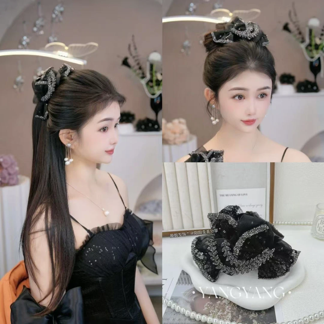 【东方之珠 麦浪】高级感 AB面显气质 鲨鱼抓夹发饰