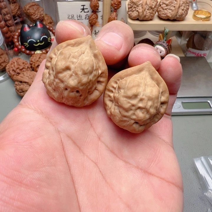 吊坠文玩核桃34尺古蟾