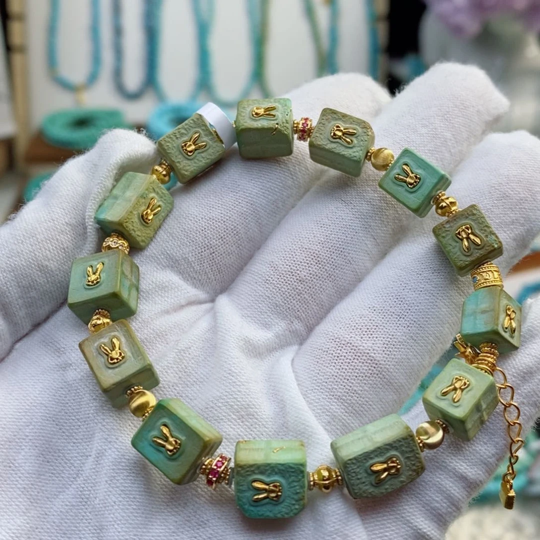 未镶嵌绿松石手串