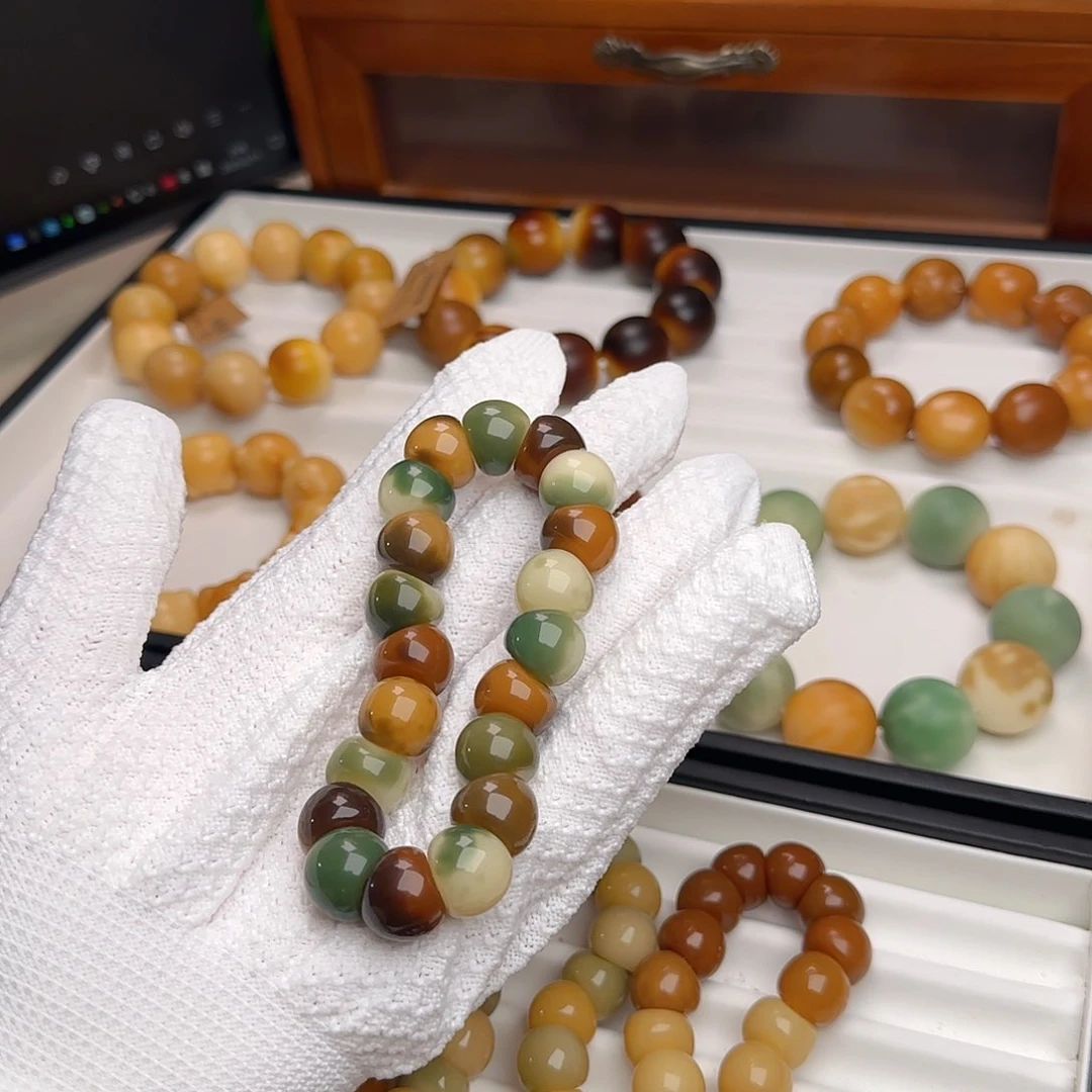 菩提根/象牙果手串卡14蒜瓣大肠