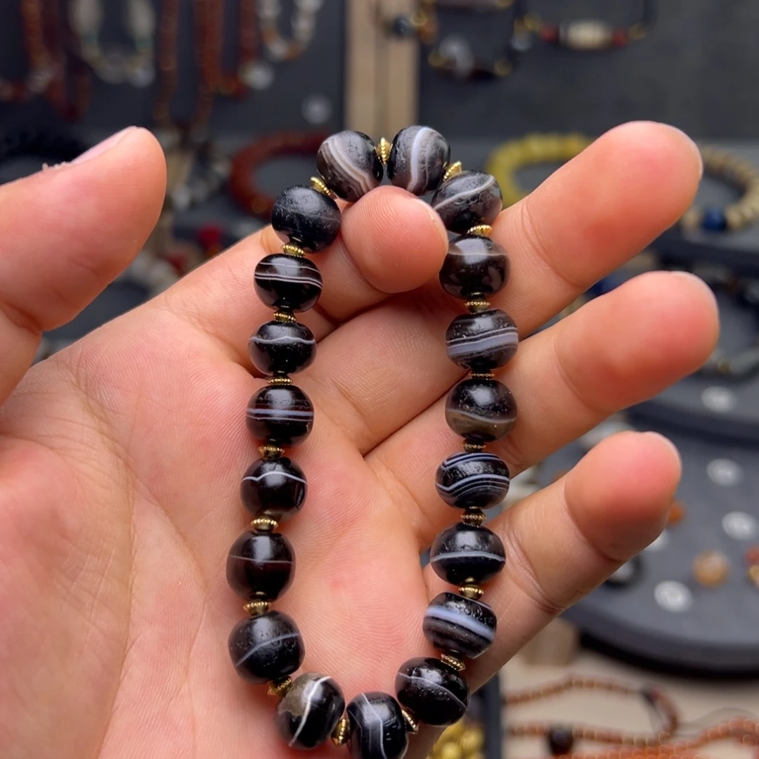 玛瑙/玉髓合金手链