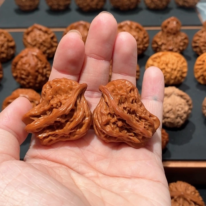 文玩核桃吊坠小鸟35