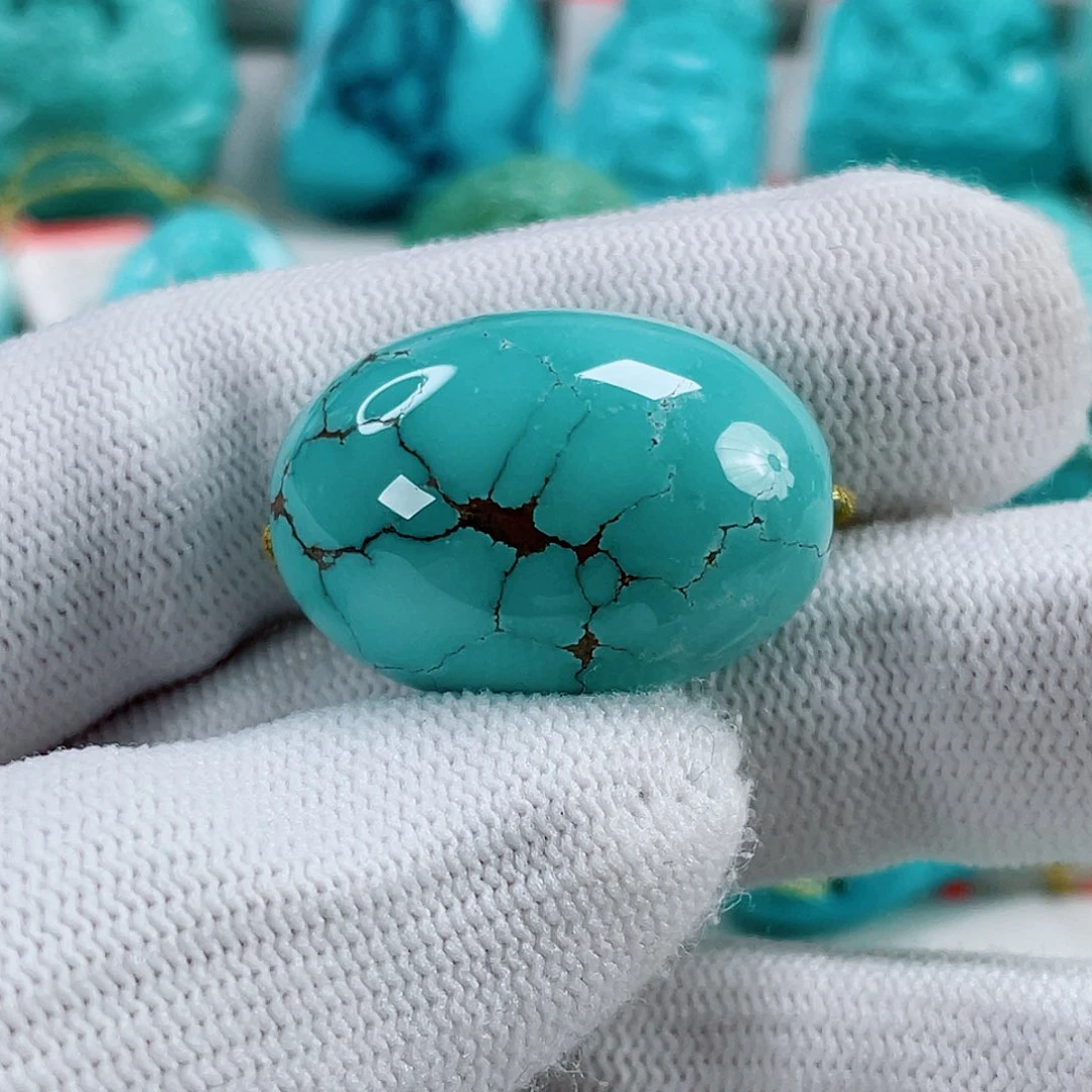 绿松石未镶嵌车挂